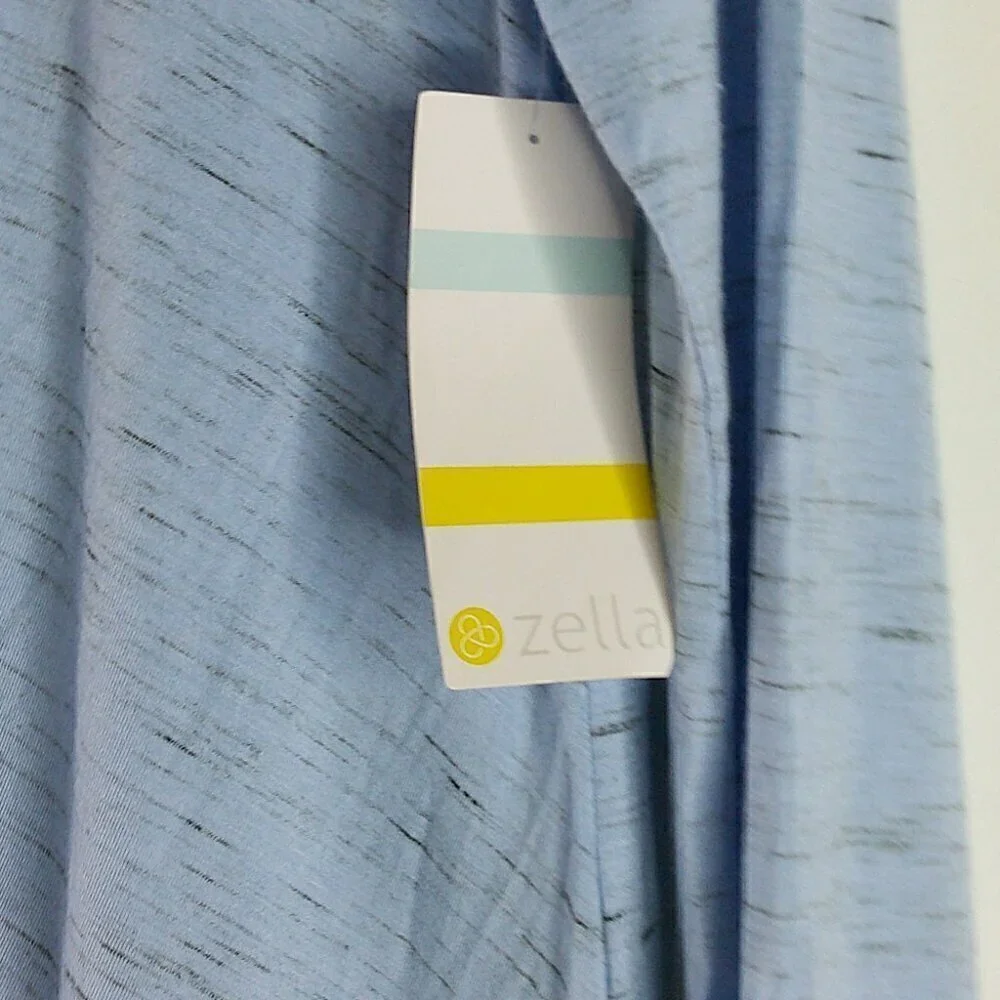 Zella - Long Sleeve Hooded Lightweight Tee - Size Large - Picture 4 of 9